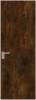 Межкомнатная дверь Profil Doors 1 AGK цвет профиля Никель матовый, алюминиевая панель бронза 600x2000