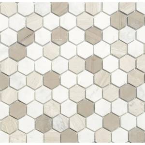 Мозаика LeeDo Pietrine Hexagonal Pietra Mix 3 Mat Hex (1.8x3) 28.5x30.5