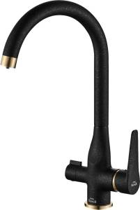 Смеситель для кухни ZorG Steel Hammer SH 910 Black Br