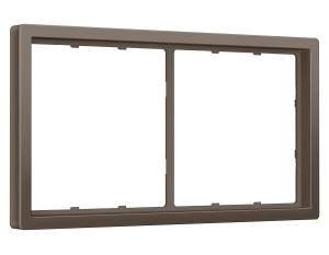 Рамка 2-постовая Ambrella Volt Sigma SF150632 темная бронза матовый