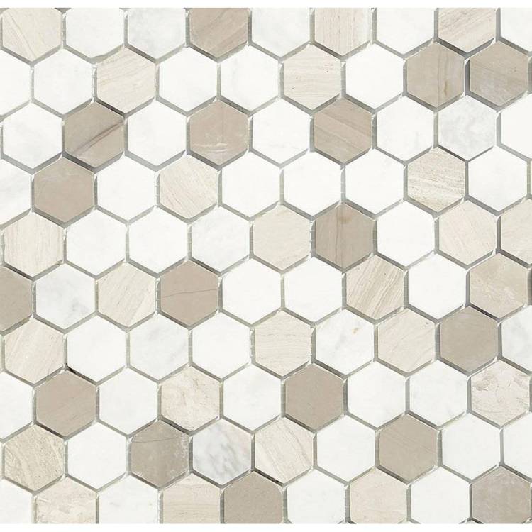 Мозаика LeeDo Pietrine Hexagonal Pietra Mix 3 Mat Hex (1.8x3) 28.5x30.5