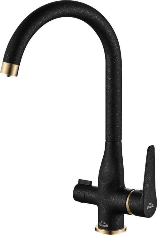Смеситель для кухни ZorG Steel Hammer SH 910 Black Br