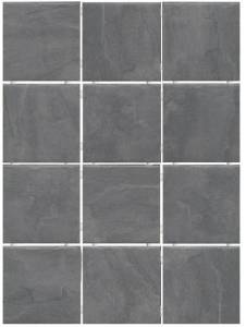 Мозаика Kerama Marazzi Дегре 1300H Серый темный (9.8x9.8) 39.8x29.8