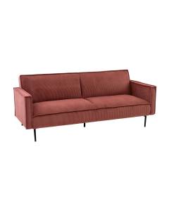 Диван-кровать Stool Group Кассель vd-cassel-cl-coral коралловый, велюр рельефный