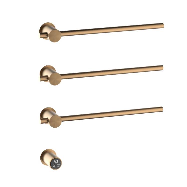 Полотенцесушитель электрический Timo Saona 030/19SM встраиваемый, розовое золото