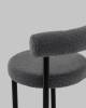 Стул полубарный Stool Group Флорео vd-plb-floreo-fl-grey темно-серый, букле фото 7