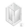 Душевое ограждение NEW TRENDY PRIME 100x80x200 D-0298A/D-0123B (хром) фото 3