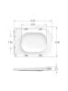 Крышка-сиденье Aquatek Optima Square AQ4001-00 с микролифтом фото 3