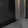 Душевая дверь в нишу MaybahGlass MGD-429-5 профиль хром матовый, стекло графит матовый, 1980x1200 фото 7