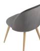 Набор из 4 стульев Stool Group Лион DC-69030 HLR-21 X4 серый фото 6