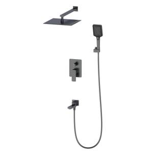 Душевой комплект Wonzon & Woghand WW-88939003-BGM темный графит