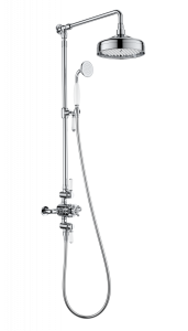 Душевая стойка Wonzon & Woghand WW-B3041-CR с термостатом, хром