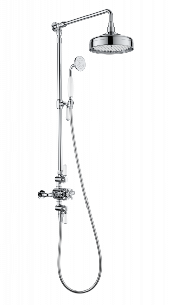 Душевая стойка Wonzon & Woghand WW-B3041-CR с термостатом, хром
