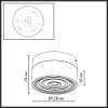 Уличный потолочный светодиодный светильник Odeon Light Ronda 7156/6CL фото 2
