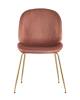 Набор из 2 стульев Stool Group Beetle 8329 VELVET DARK PINK X2 пудровый фото 3