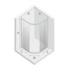 Душевое ограждение NEW TRENDY NEW PRAKTIC 80x80x195 K-0575 (хром) фото 3