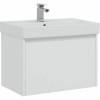 Тумба с раковиной Aquanet Nova Lite 75 245243 подвесная, белый глянец фото 2