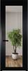 Межкомнатная дверь Profil Doors 1 AGP цвет профиля Черный, стекло безопасное 6 мм зеркало 600x2000