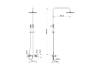 Душевая стойка Boheme Stick 128-BCR.2 Stick Black Touch Chrome фото 2