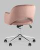 Кресло компьютерное Stool Group Кларк CLARKSON PINK CHROME розовый фото 4