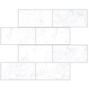 Мозаика Vitra Marmori K9466488LPR1VTE0 Кирпичная Кладка Каррара Белый (7x14) 35.5x29