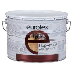 Лак паркетный алкидно-уретановый EUROTEX Premium глянцевый 10 л
