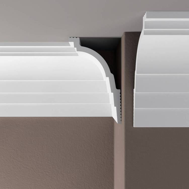 Карниз Де-Багет XPS POLYMER ПП10 130/80 200x8x13