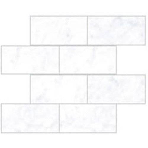 Мозаика Vitra Marmori K9466488LPR1VTE0 Кирпичная Кладка Каррара Белый (7x14) 35.5x29