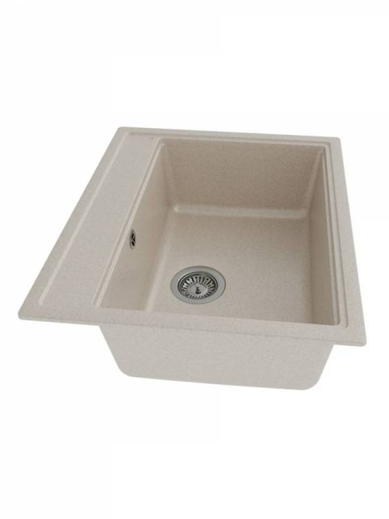 Мойка кухонная Watersense Amelia Maxi W01735 бежевая матовая, 60х51