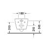 Унитаз подвесной Duravit ME by Starck 2529090000 белый фото 8
