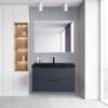 Тумба с раковиной Belbagno Vittoria VITTORIA-1000-2C-SO-GO-P 100x45x57 Grigio Opaco подвесная с двумя выкатными ящиками фото 13