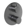 Смеситель для ванны Paini Cox grip 7GPZ6911 встраиваемый, чёрный матовый PVD