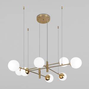 Подвесной светильник Eurosvet Planet 70146/8 латунь Smart
