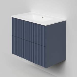 Тумба с раковиной La Fenice Terra Twin Blu FNC-01-TER-BG-80-2 Синий