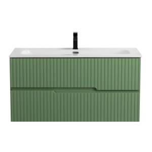 Тумба под раковину Cezares DUET-N-1000-2C-SO-PS-P Фисташковый софт, 100x45.7x50