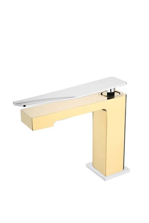 Смеситель для раковины Boheme Q 141-GCR.2 Goldchrome.2