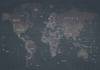 3D Фотообои Artegrafico «Потертая карта мира» PD-016 канвас