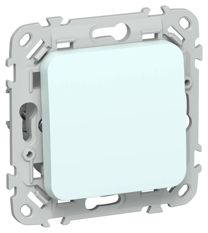 Выключатель 1-клавишный проходной IEK Flite FI-V12-0-10-1-K94 холодный лед