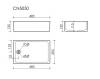Раковина Ceramica Nova Element (Элемент) CN5050 белая, 48.5x30.5 фото 4