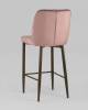 Стул барный Stool Group Лоренс MC72C VELVET HLR-44/ HLR-20EdgeDUAL пыльно-розовый фото 5