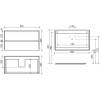 Мебель для ванной Sancos Cento CN90W фото 5