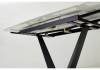Стол Woodville Alarti 493187 matt white marble sintered stone/black 120(180)x80x76 фото 5