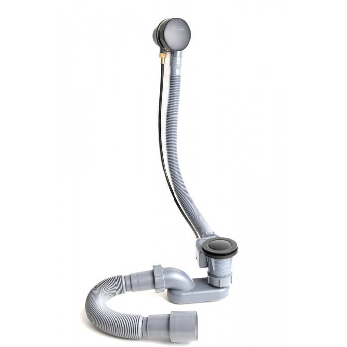 Слив-перелив Delice DLR000019 оружейная сталь