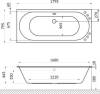 Акриловая ванна Excellent Oceana Slim WAEX.OCE18S.SMART 180х80 фото 7