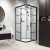 Душевая кабина Niagara Standart ST90/15QR/KL/BKT 900х900х2150, профиль черный матовый, правая, 3 места фото 4