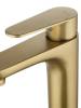 Смеситель для раковины Wonzon & Woghand WW-A40232-BG высокий, брашированное золото фото 4
