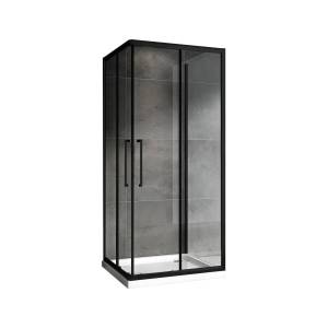Душевой уголок Abber Schwarzer Diamant AG02100BH-S100B Черный