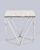 Стол журнальный Stool Group Авалон EET-0551 сталь серебро 61x61 фото 3