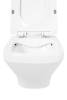 Унитаз подвесной BelBagno Sela BB3201CHR/BB3201SC безободковый, сиденье микролифт фото 6