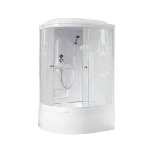 Душевая кабина Royal Bath RB 8120BK1-T R с высоким поддоном, с сиденьем